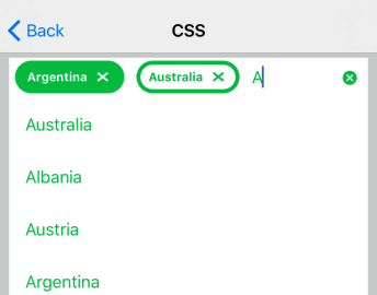 NativeScriptUI-AutoComplete-CSS-iOS