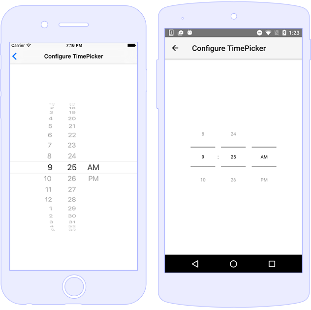 TimePicker - NativeScript Docs