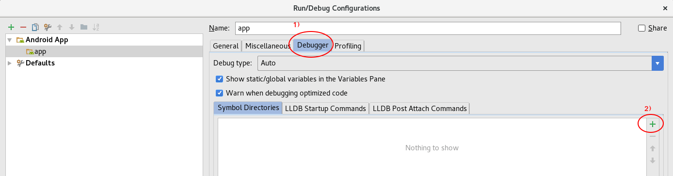 Debugging the Android Runtime within your app's Android Studio project -  NativeScript Docs